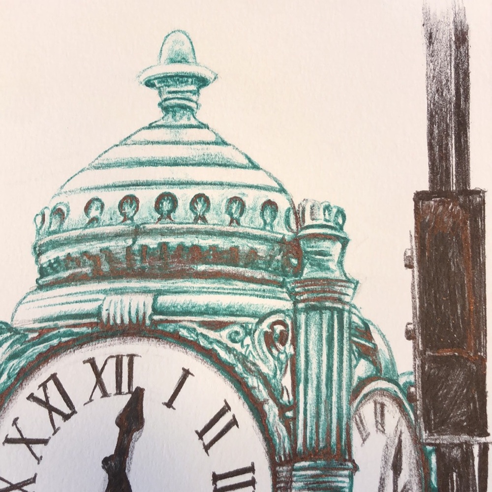 Marshall Field Clock - Picture 4 of 8